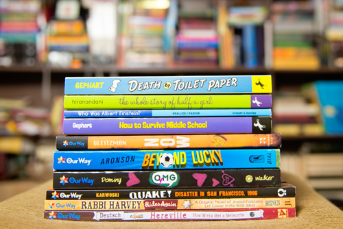 Stack of PJ Our Way books